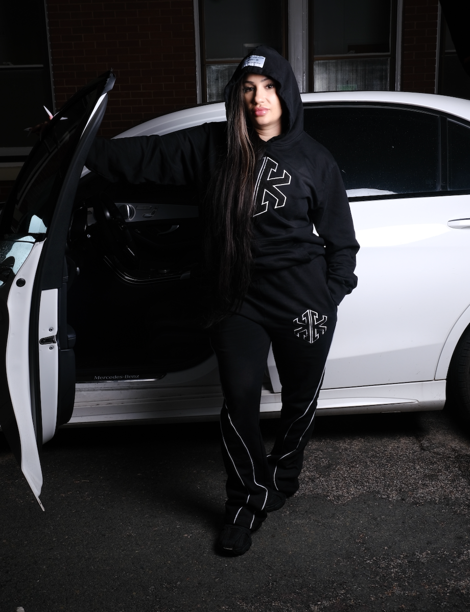 "FADED" Black Sweat Suit