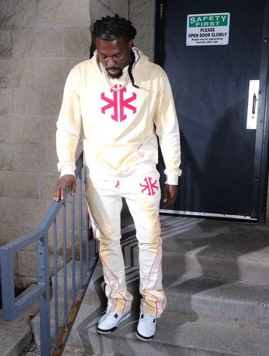 "FADED" Tan Sweat Suit